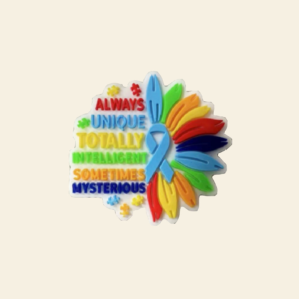 Wholesale 10pcs Cartoon Colorful Ribbon Flower Silicone Beads
